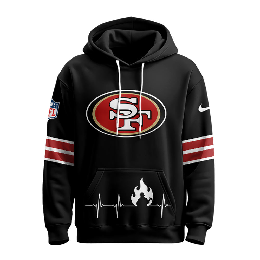 San Francisco 49ers x Firefighter Appreciation Night Game Hoodie