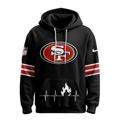 San Francisco 49ers x Firefighter Appreciation Night Game Hoodie