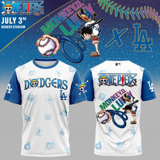 (Buy 1 get 1)__ONE PIECE Night with the Los Angeles tshirt