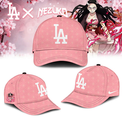 LA Dodgers vs Demon Slayer Kamado Nezuko T-Shirt