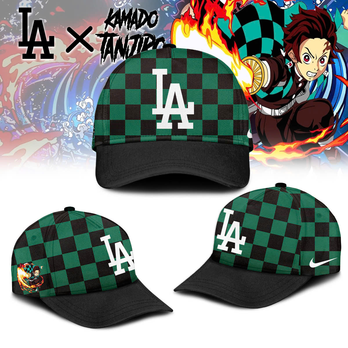 LA vs Demon slayer Kamado Tanjiro T-Shirt