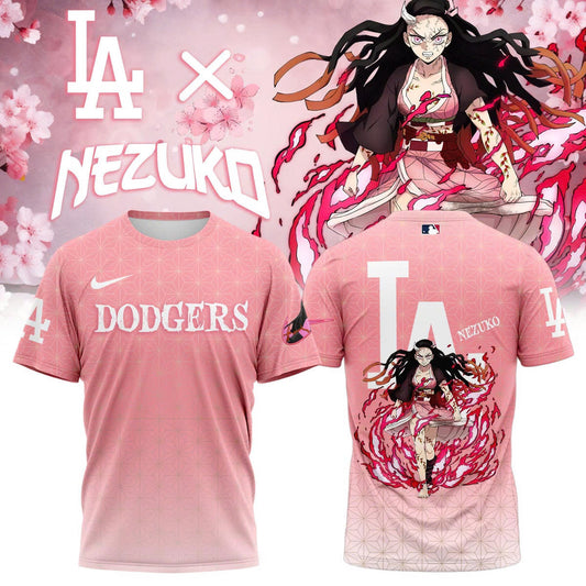 LA vs Demon slayer Kamado Nezuko T-Shirt
