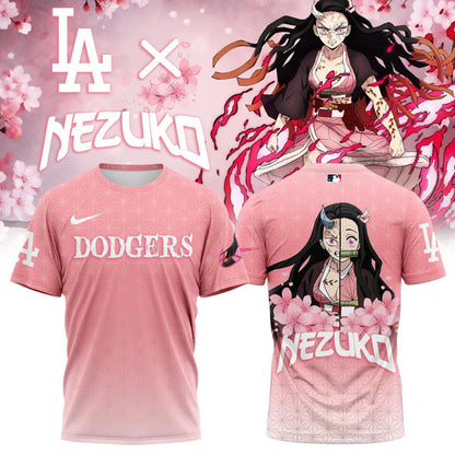LA vs Demon slayer Kamado Nezuko T-Shirt