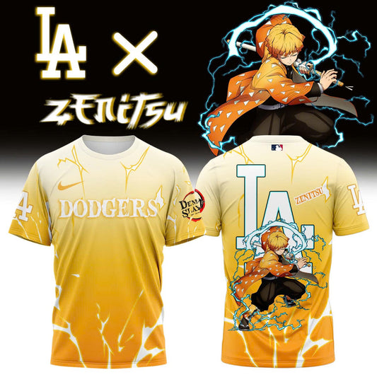 LA vs Demon slayer Agatsuma Zenitsu T-Shirt