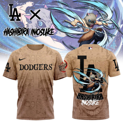LA vs Demon slayer Hashibira Inosuke T-Shirt