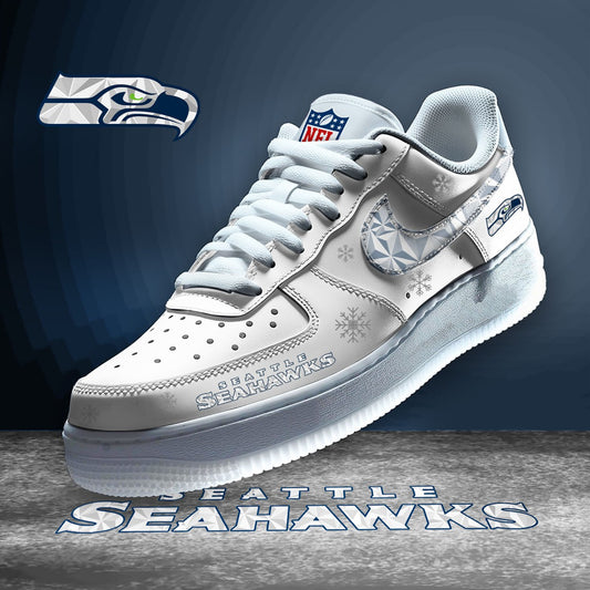 Seattle Seahawks | Personalized Air Force 1, NFL Personalized Limited Edition Shoes 2025 |29