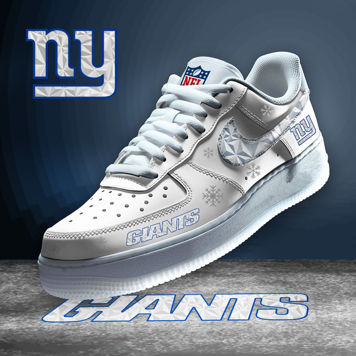 New York Giants | Personalized Air Force 1, NFL Personalized Limited Edition Shoes 2025 |24