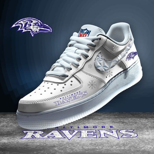 Baltimore Ravens | Personalized Air Force 1, NFL Personalized Limited Edition Shoes 2025 |03