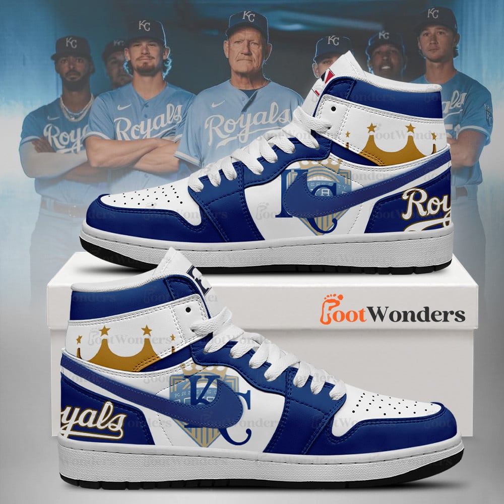 Kansas City Royals High Top Air JD1 Sneaker