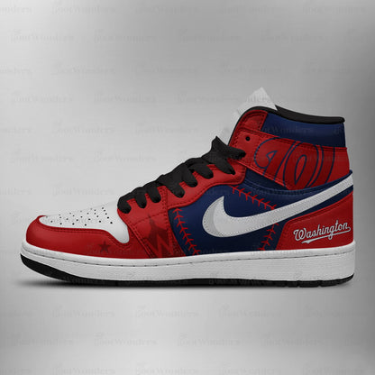 Washington Nationals High Top Air JD1 Sneaker