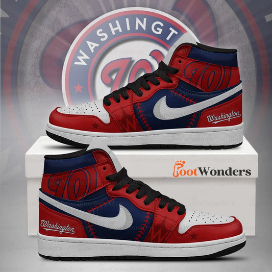 Washington Nationals High Top Air JD1 Sneaker