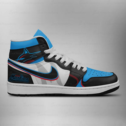 Miami Marlins High Top Air JD1 Sneaker