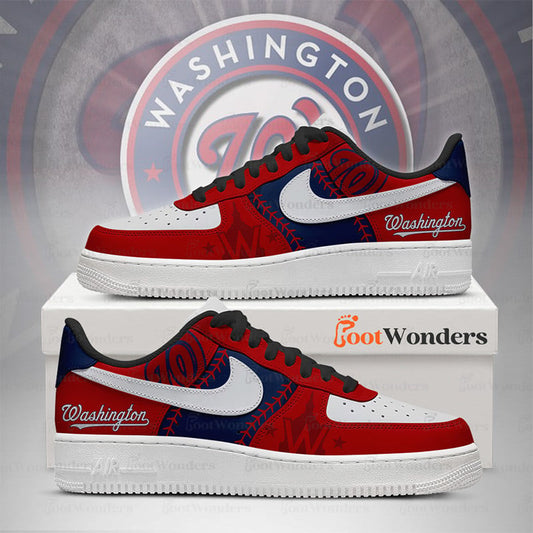 Washington Nationals Low Top Air AF1 Sneaker