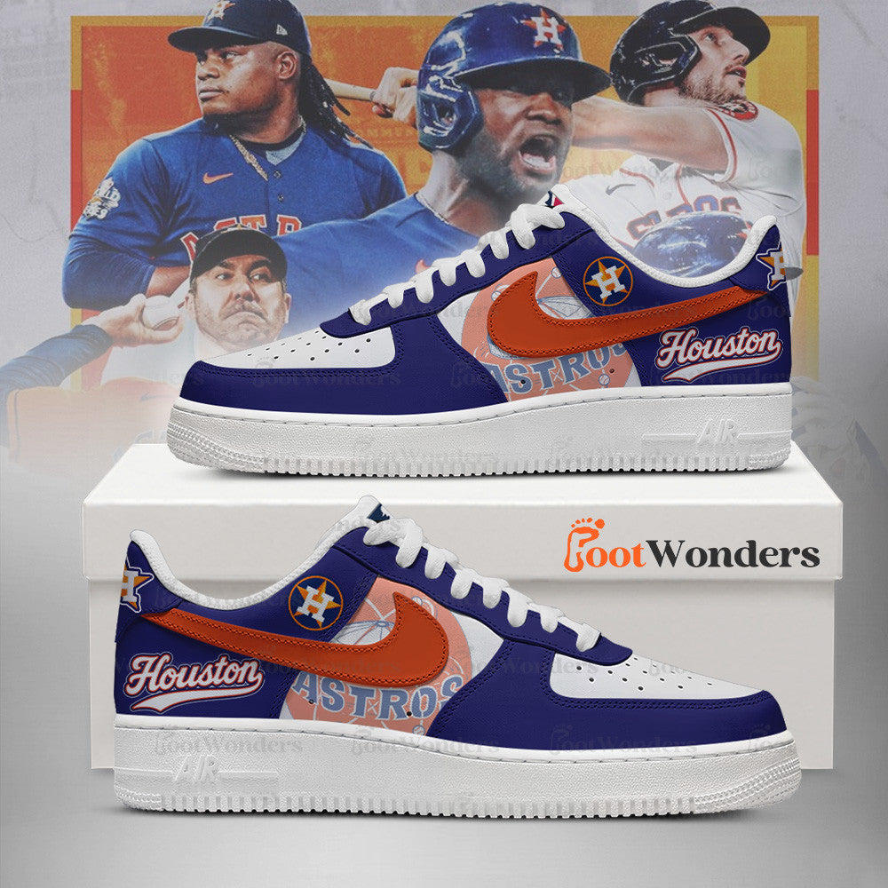 Houston Astros Low Top Air AF1 Sneaker