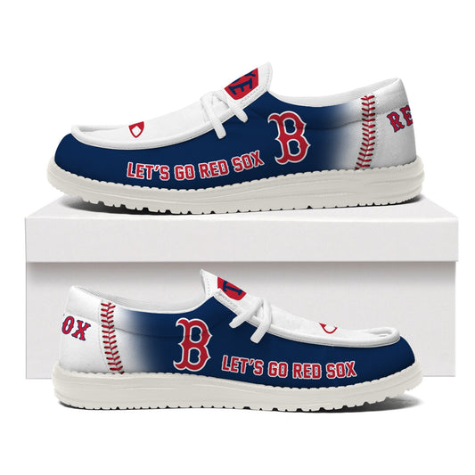 Boston Red Sox | Premium Loafer Shoes NY, MLB Personalized Limited Edition Shoes 2025 | RF641