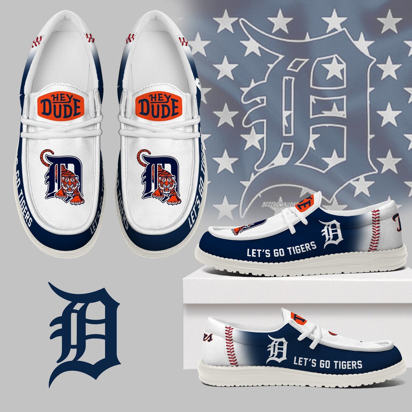 Detroit Tigers | Premium Loafer Shoes NY, MLB Personalized Limited Edition Shoes 2025 | DN73