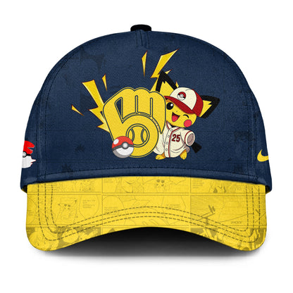 Milwaukee Brewers V2 × Pokémon GO Night 2025 Limited Edition Jersey
