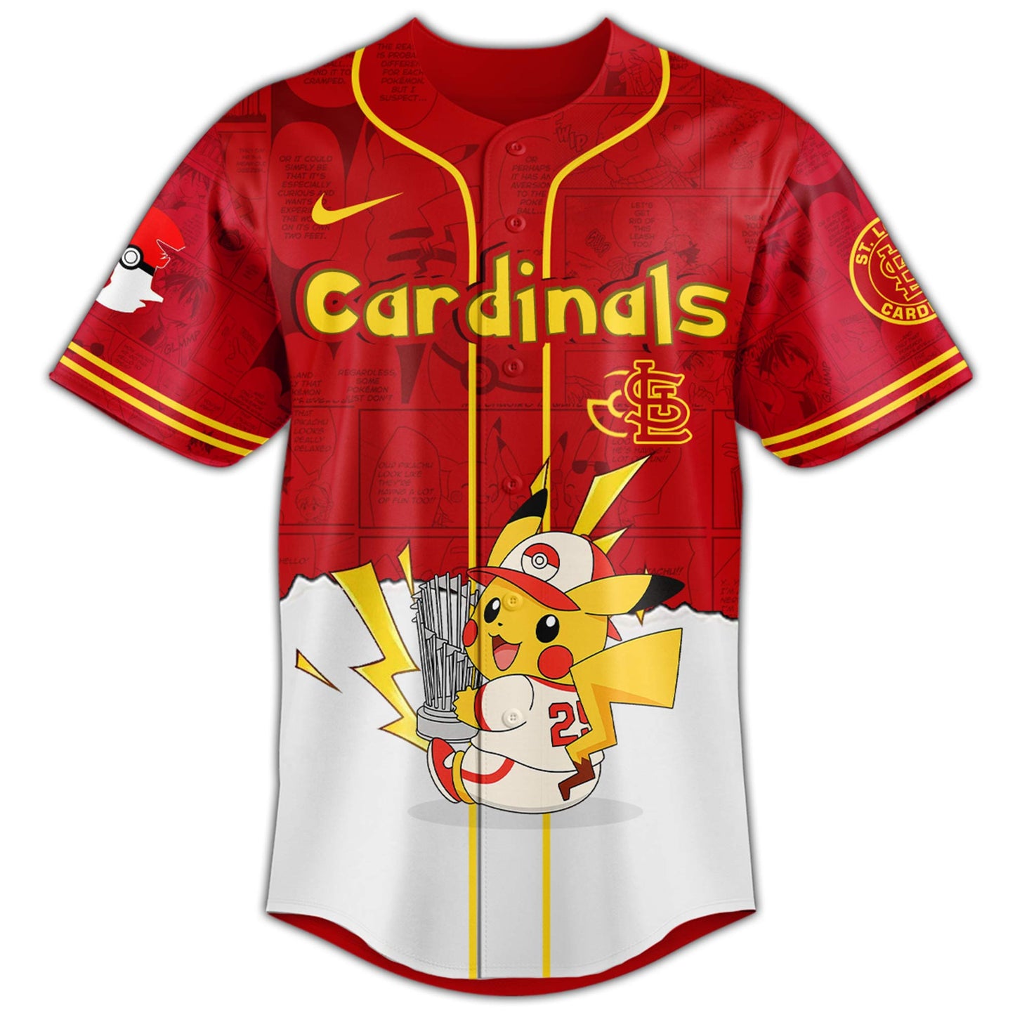 St Louis Cardinals V2 × Pokémon GO Night 2025 Limited Edition Jersey
