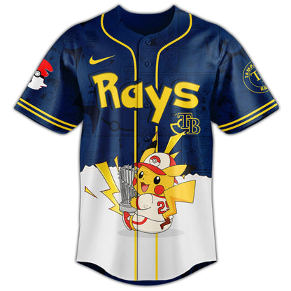 Tampa Bay Rays V2 × Pokémon GO Night 2025 Limited Edition Jersey