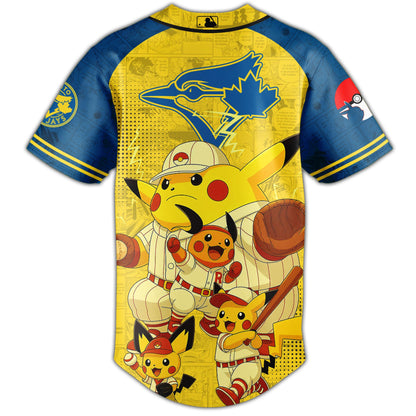 Toronto Blue Jays MLB × Pokémon GO Night 2025 Limited Edition Jersey