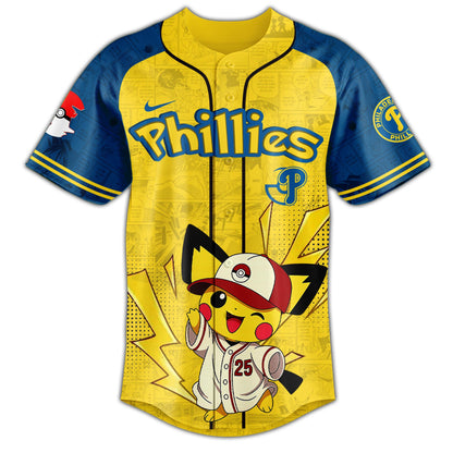Philadelphia Phillies × Pokémon GO Night 2025 Limited Edition Jersey