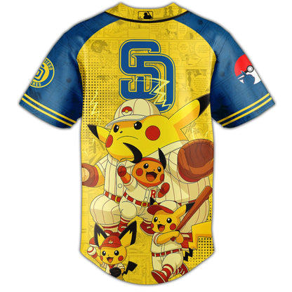 San Diego Padres × Pokémon GO Night 2025 Limited Edition Jersey