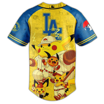 Los Angeles Dodgers × Pokémon GO Night 2025 Limited Edition Jersey