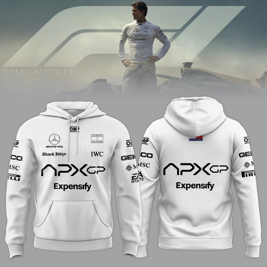 F1 The Movie 2025 APXGP “Brad Pitt” Hoodie