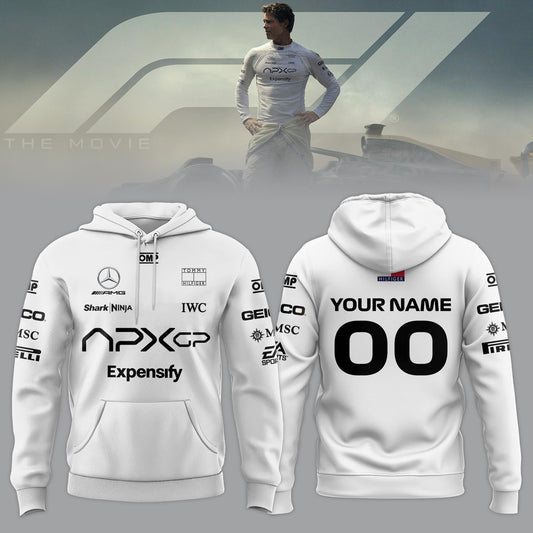 F1 The Movie 2025 APXGP “Brad Pitt” Custom Hoodie