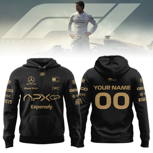 F1 The Movie 2025 APXGP “Brad Pitt” Custom Hoodie