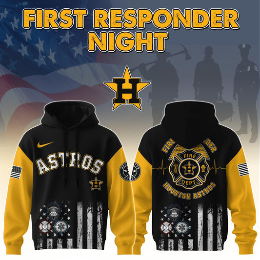 Houston Astros MLB x First Responders Night Hoodie Limited Edition | UL80