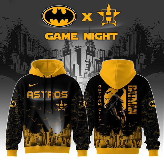 .Houston Astros x DC Batman Game Night Special Edition Hoodie