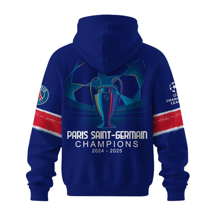 _Paris Saint-Germain F.C Champions League Winner 2025 Hoodie #2