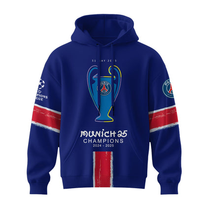 _Paris Saint-Germain F.C Champions League Winner 2025 Hoodie #2