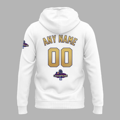 Special Edition World Series Champs Custom Name Hoodie