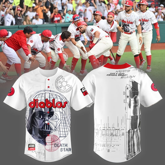 Diablos Rojos del México x Star War Night 2025 Baseball Jersey