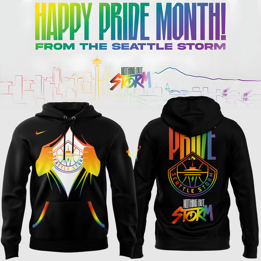 Seattle Storm Special Edition Hoodie Celebrating Pride Month Expresses Freedom, Individuality, And Support For The LGBTQ+ Community