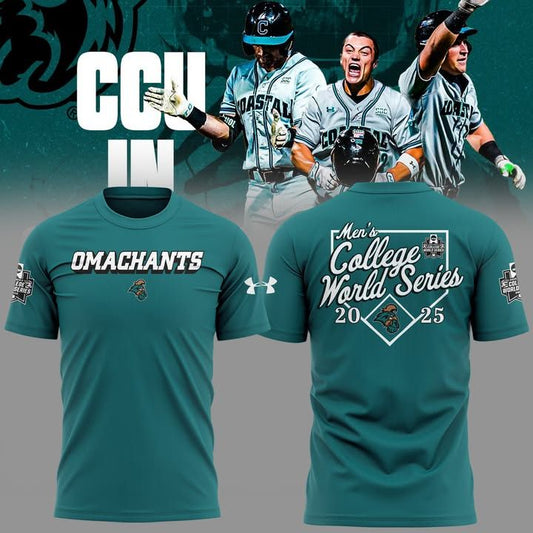 Limited Edition Coastal Carolina Baseball 2025 Tshirt