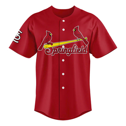 Limited Edition Springfield Cardinals Divison Champions Baseball Jersey