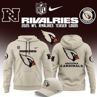 2025 Rivalries Teaser Logo Arizona Cardinals Hoodie(V1)