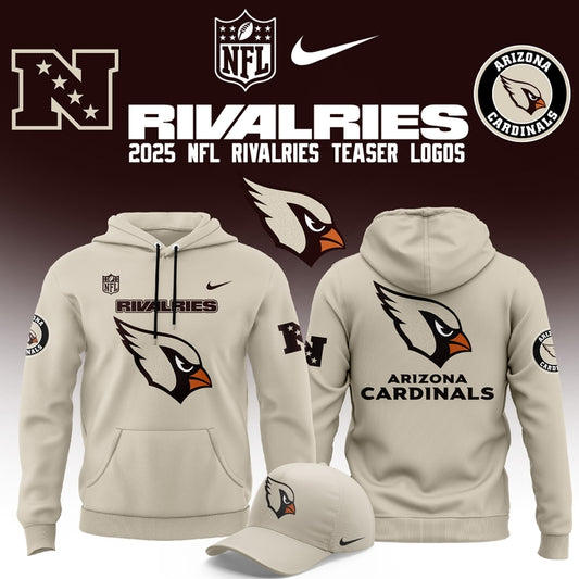 2025 Rivalries Teaser Logo Arizona Cardinals Hoodie(V1)