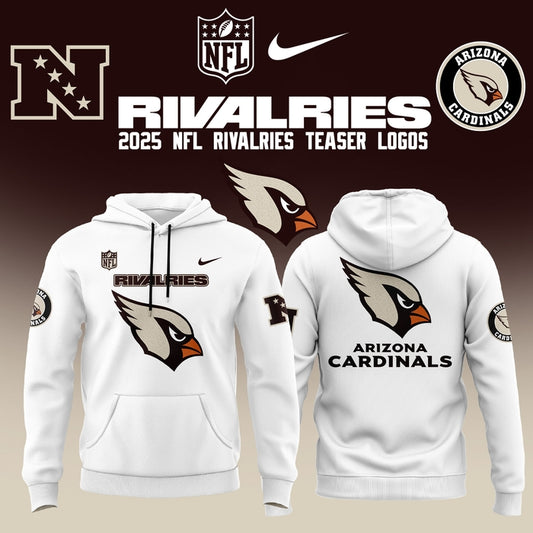 2025 Rivalries Teaser Logo Arizona Cardinals Hoodie(v2)