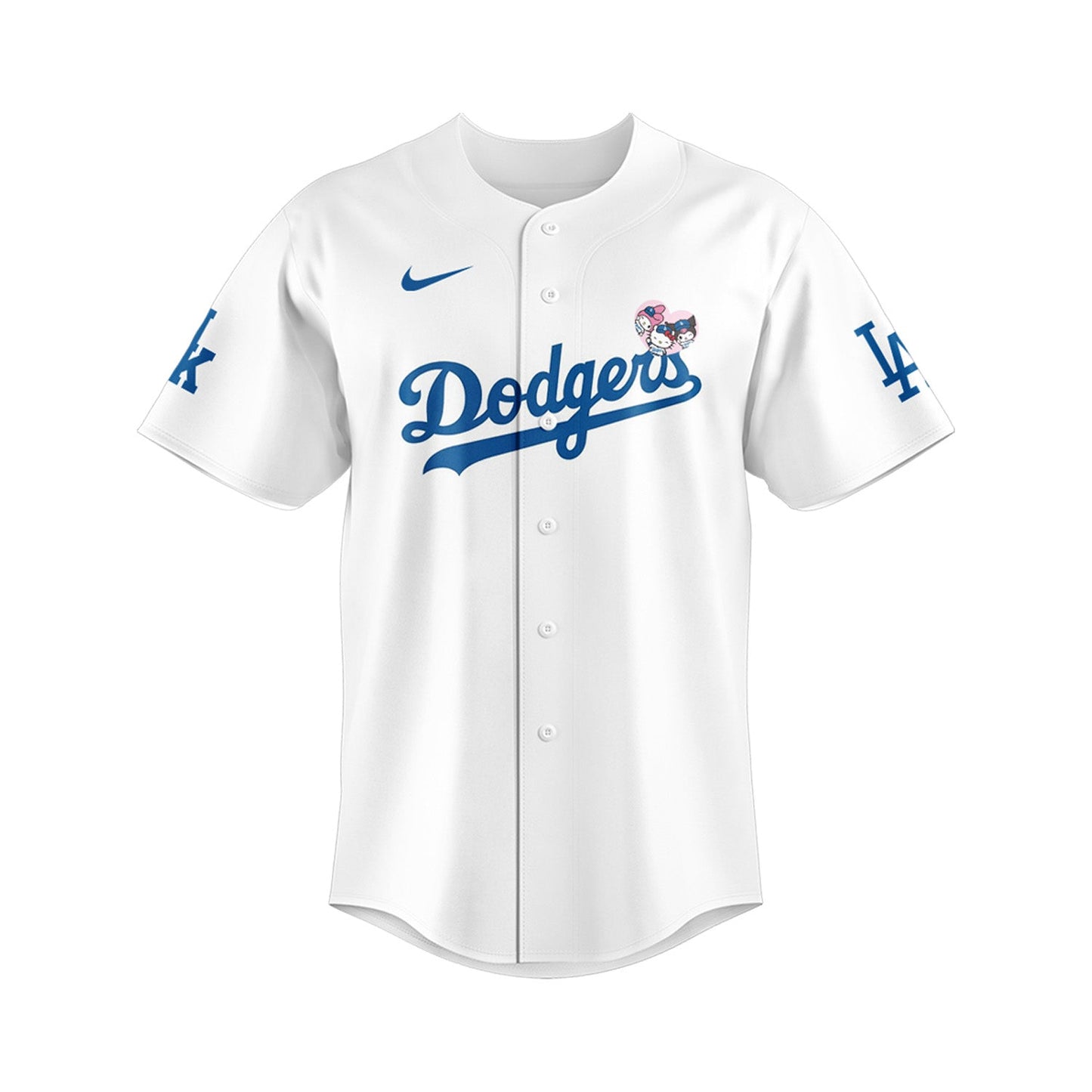 Exclusive Dodgers x HELLO KITTY AND FRIENDS Night Jersey