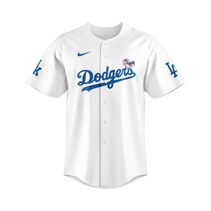 Exclusive Dodgers x HELLO KITTY AND FRIENDS Night Jersey
