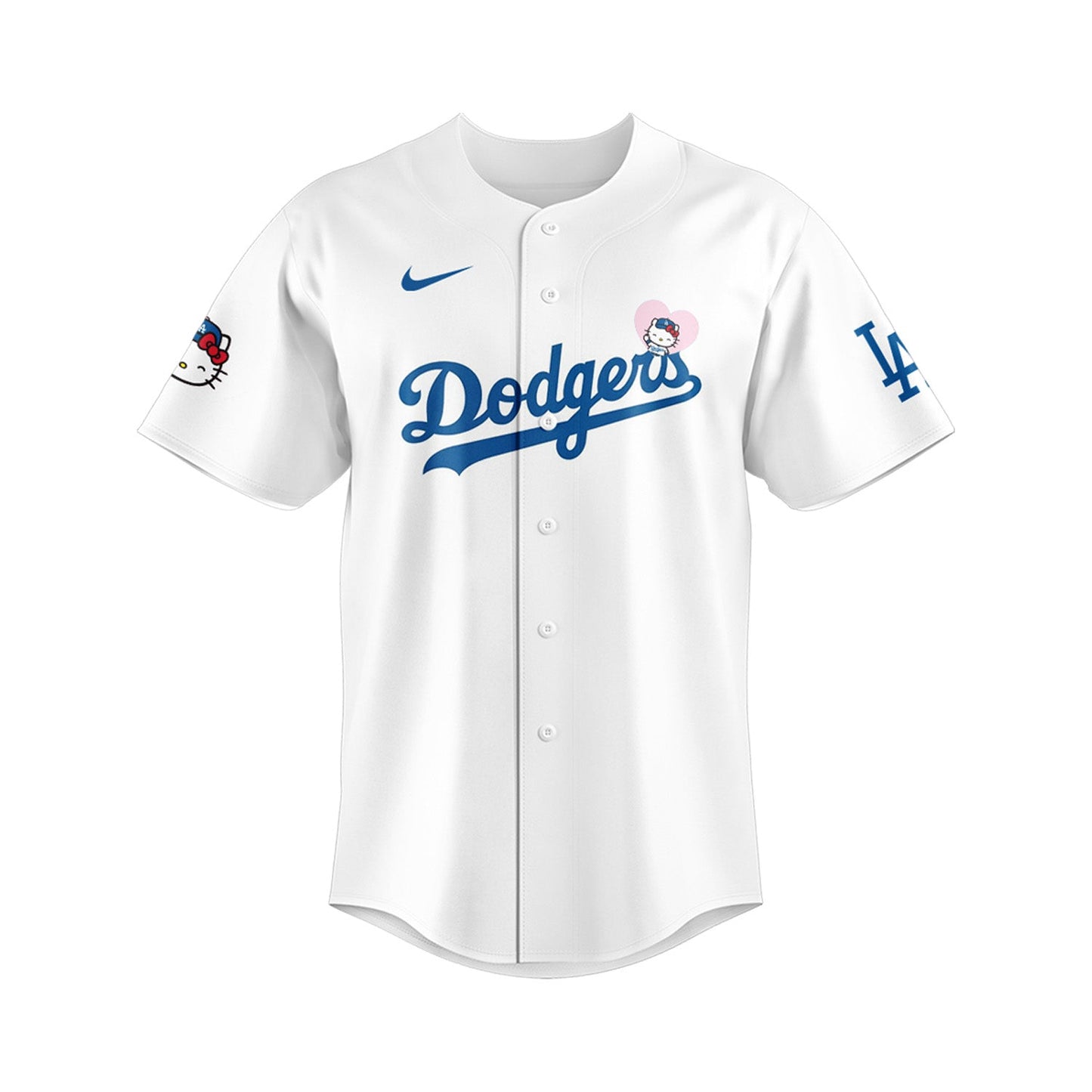 Exclusive Dodgers x HELLO KITTY Night Jersey