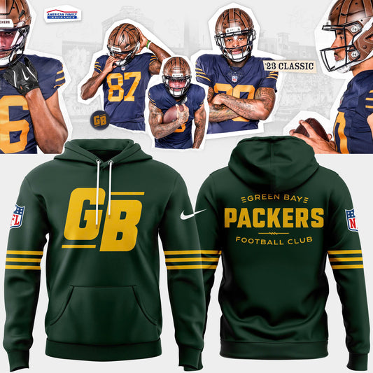 Green Bay Packers Football Club23 Classic Hoodie - Green