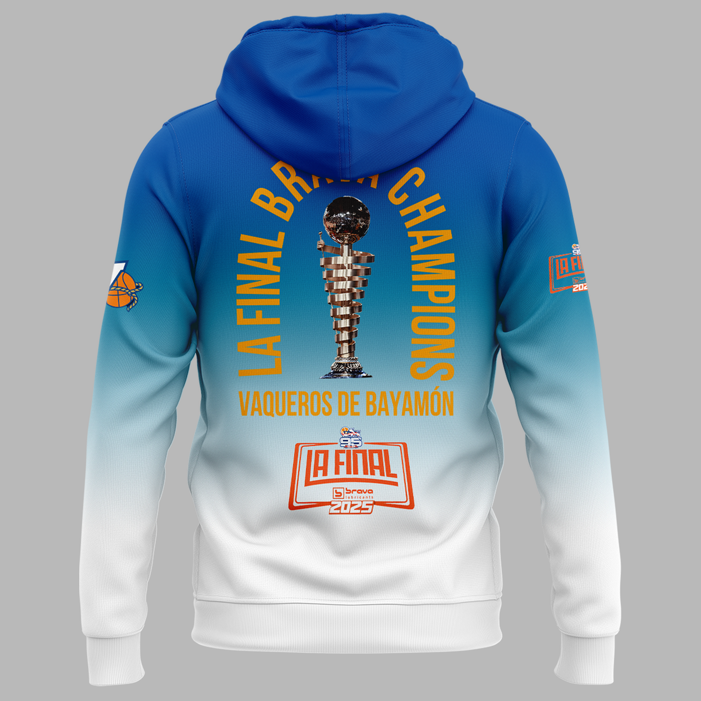 03.Vaqueros de Bayamon Champions Baloncesto Superior Nacional 2025 Hoodie