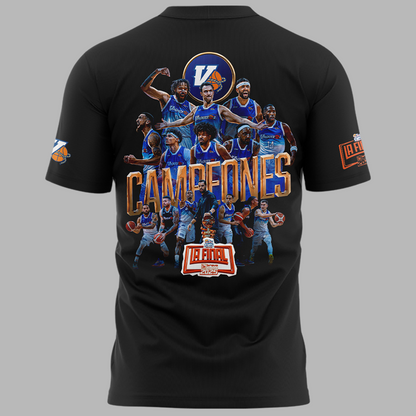 12.Vaqueros de Bayamon Champions Baloncesto Superior Nacional 2025 Tshirt