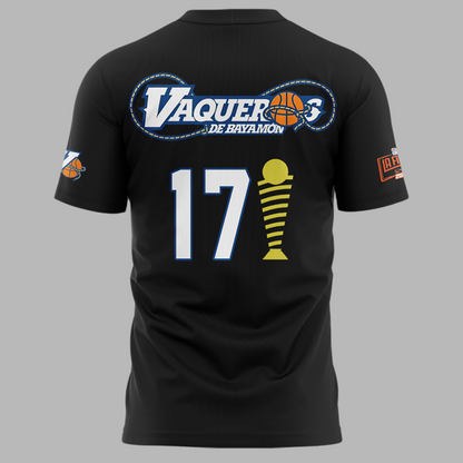 17.Vaqueros de Bayamon Champions Baloncesto Superior Nacional 2025 Tshirt