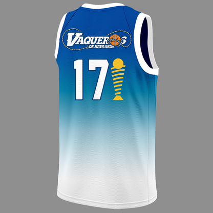 VIP.Vaqueros de Bayamon Champions Baloncesto Superior Nacional 2025 Jersey Basketball